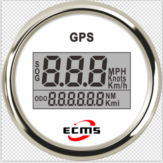 GPS-спідометр ECMS (білий) Черкаси