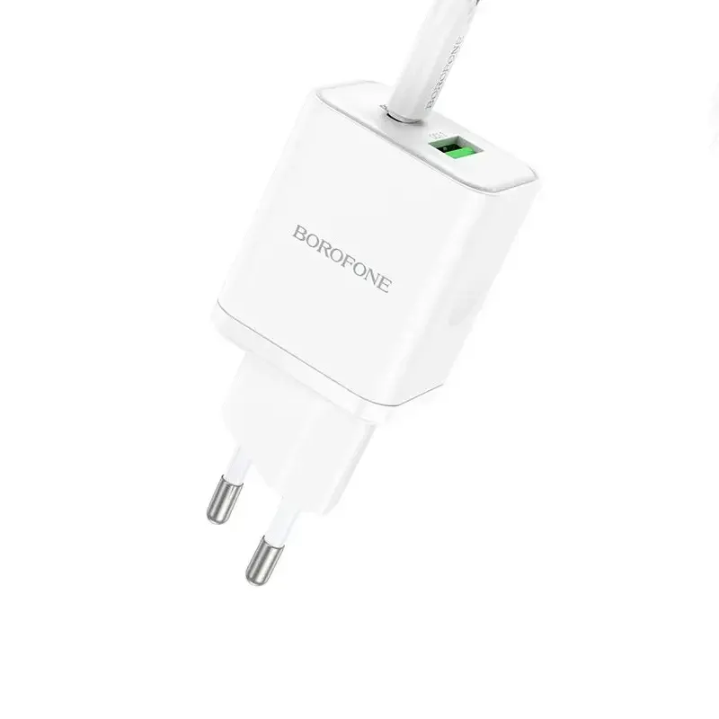 Borofone BN7 зарядное устройство 220В 20Вт QC3.0 с USB выходом – быстрая безопасная зарядка смартфонов и гаджетов Одесса - изображение 13