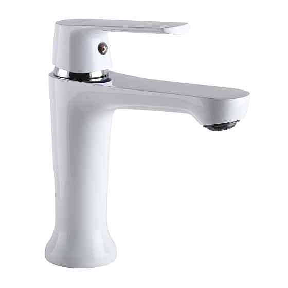 Змішувач для умивальника Globus Lux Laguna GLA-0401-7-WHITE Тернопіль