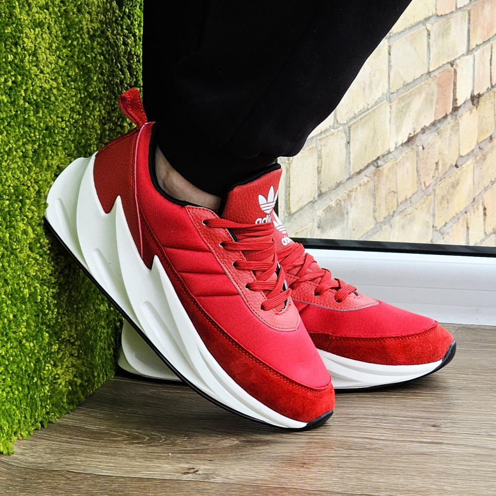 Кроссовки Adidas $harks Красные Мужские Адидас Акулы (размеры: 41,42,43,44,45) Видео Обзор Днепр - изображение 9