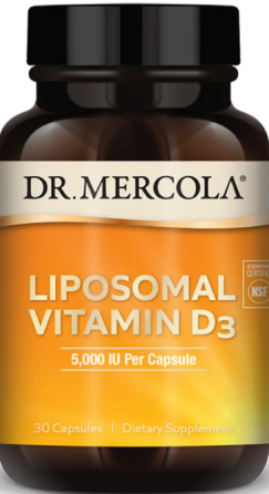 Витамин D3 Dr.Mercola Liposomal Vitamin D3 5000 IU 30 капс Киев