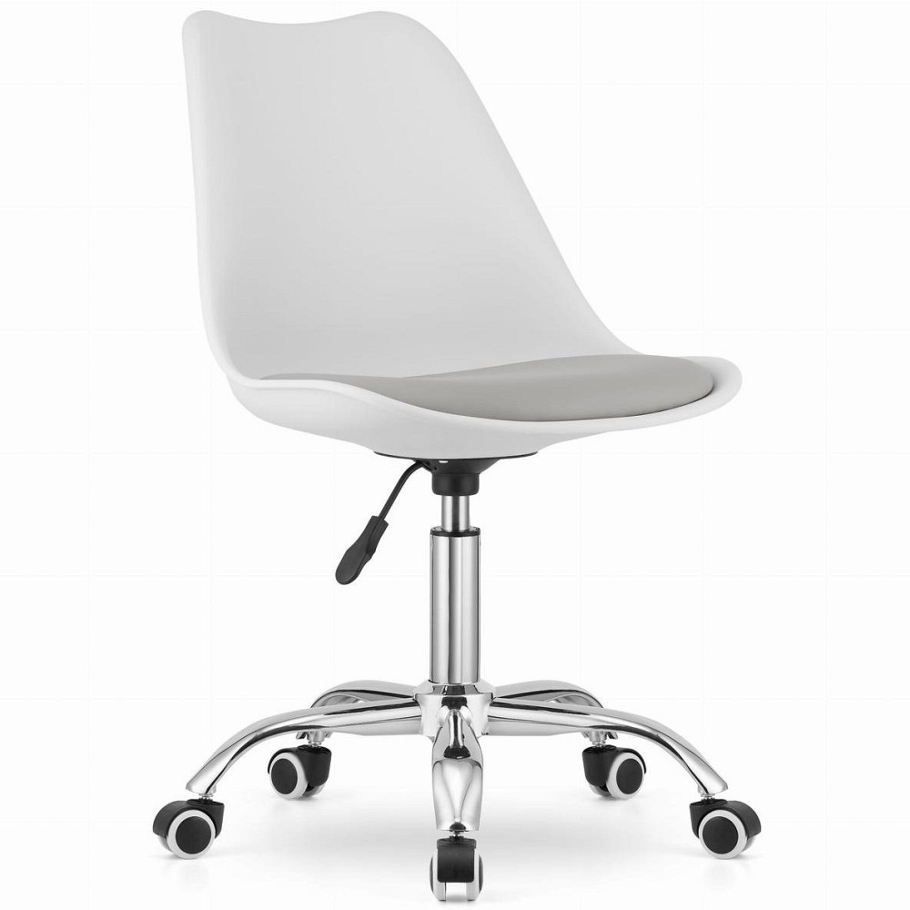 Крісло офісне комп'ютерне Just Sit VIENA робоче для комп'ютера, офісу Б2906 Біло-сірий Київ - фото 1