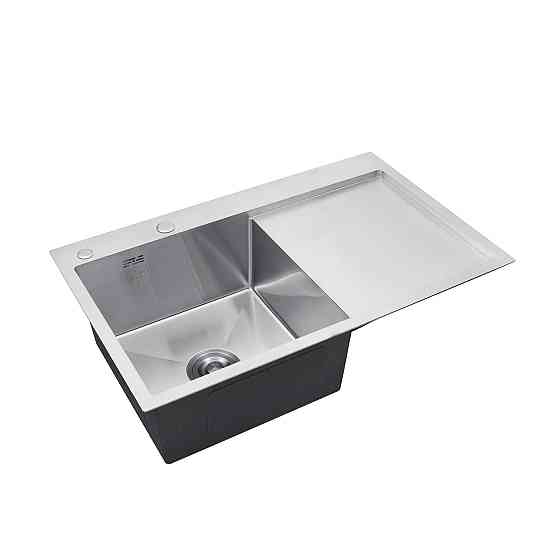 Кухонная мойка  с нержавеющей стали Kroner KRP Gebürstet - 78х49LHM  (3/1 мм) Киев