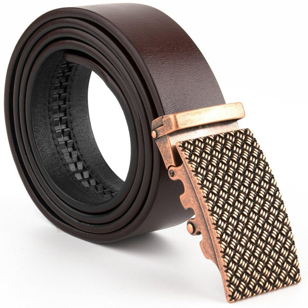 Ремень мужской с пряжкой свитер Коричневый (Vintage) Киев - изображение 7