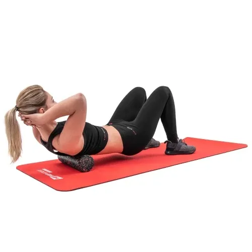 Ролер для кросфіту та йоги 30*10 см Hop-Sport P030 чорний із червоним Київ