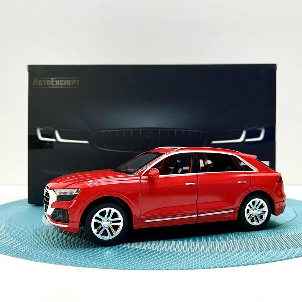 Машинка металева TK Union Group Audi Q8 відчиняються двері капот багажник масштаб 1:24 Червона (GT-5250) Чернигов - изображение 2