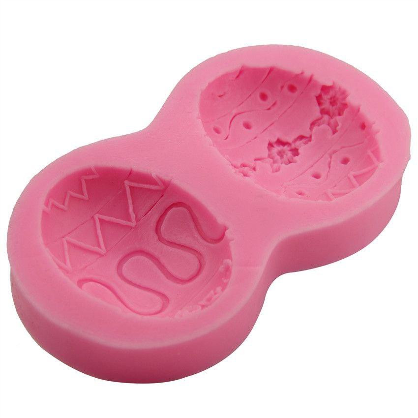 Молд силиконовый Пасхальное яйцо 105 на 58 мм розовый Киев - изображение 8