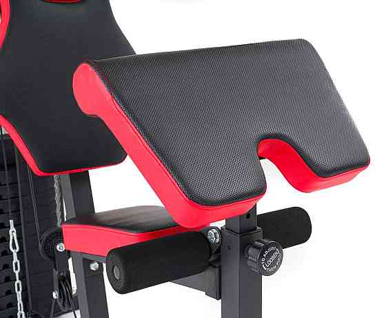 Силова фітнес-станція HS-1044K з партою Скотта 66 кг стек для дому та спортзалу багатофункціональна для всіх різновидів м'язів Київ