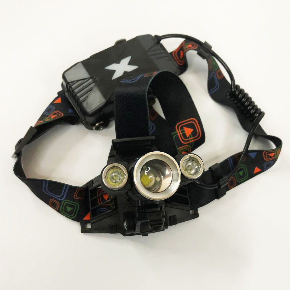 Світлодіодний ліхтар з кріпленням на голову W602-T6-2XPE Bike, Ліхтарик діодний налобний IH-48 Львів - фото 7