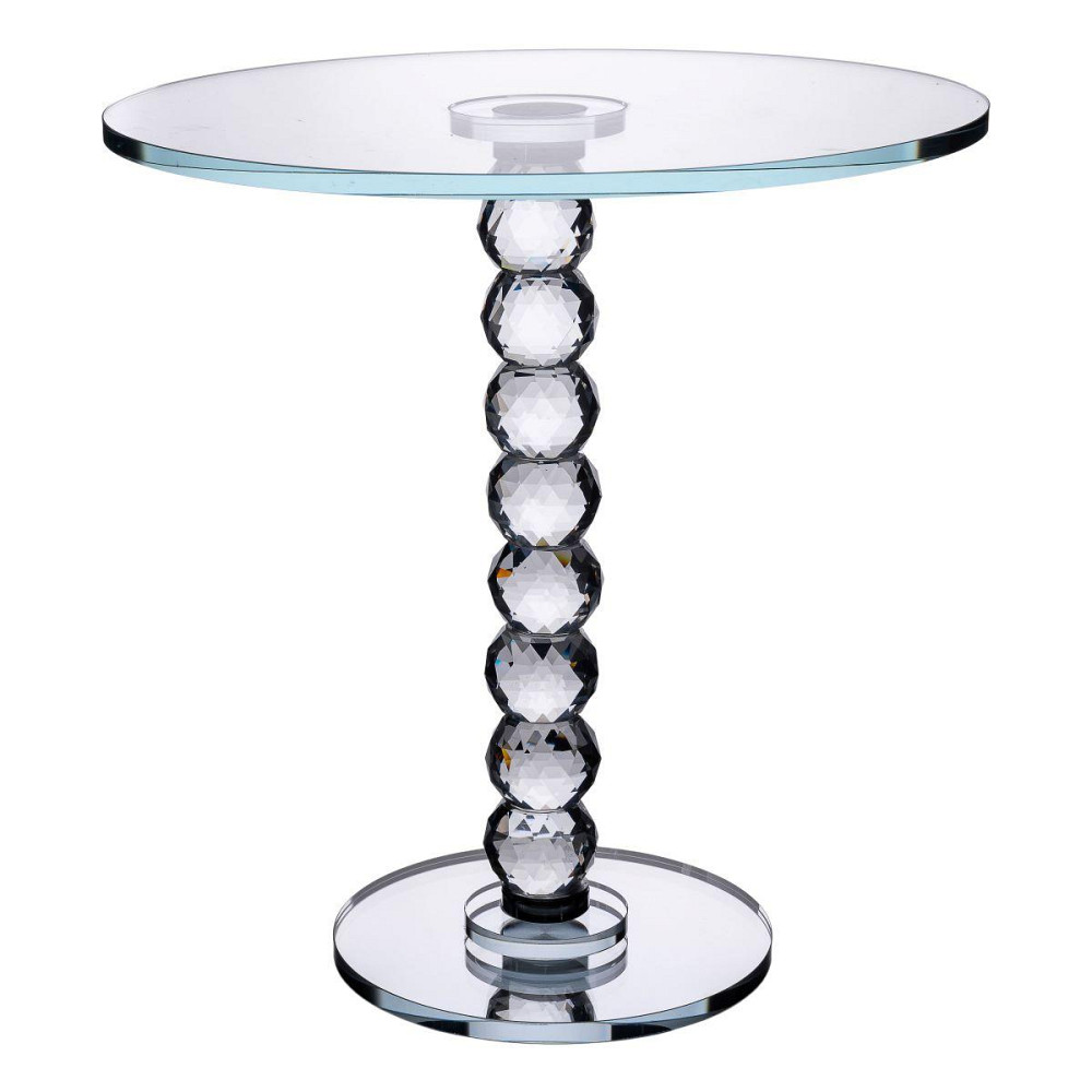 Тортовница стеклянная на ножке 30×32 см см подставка для торта, капкейков прозрачная HP-4-81L Киев - изображение 1