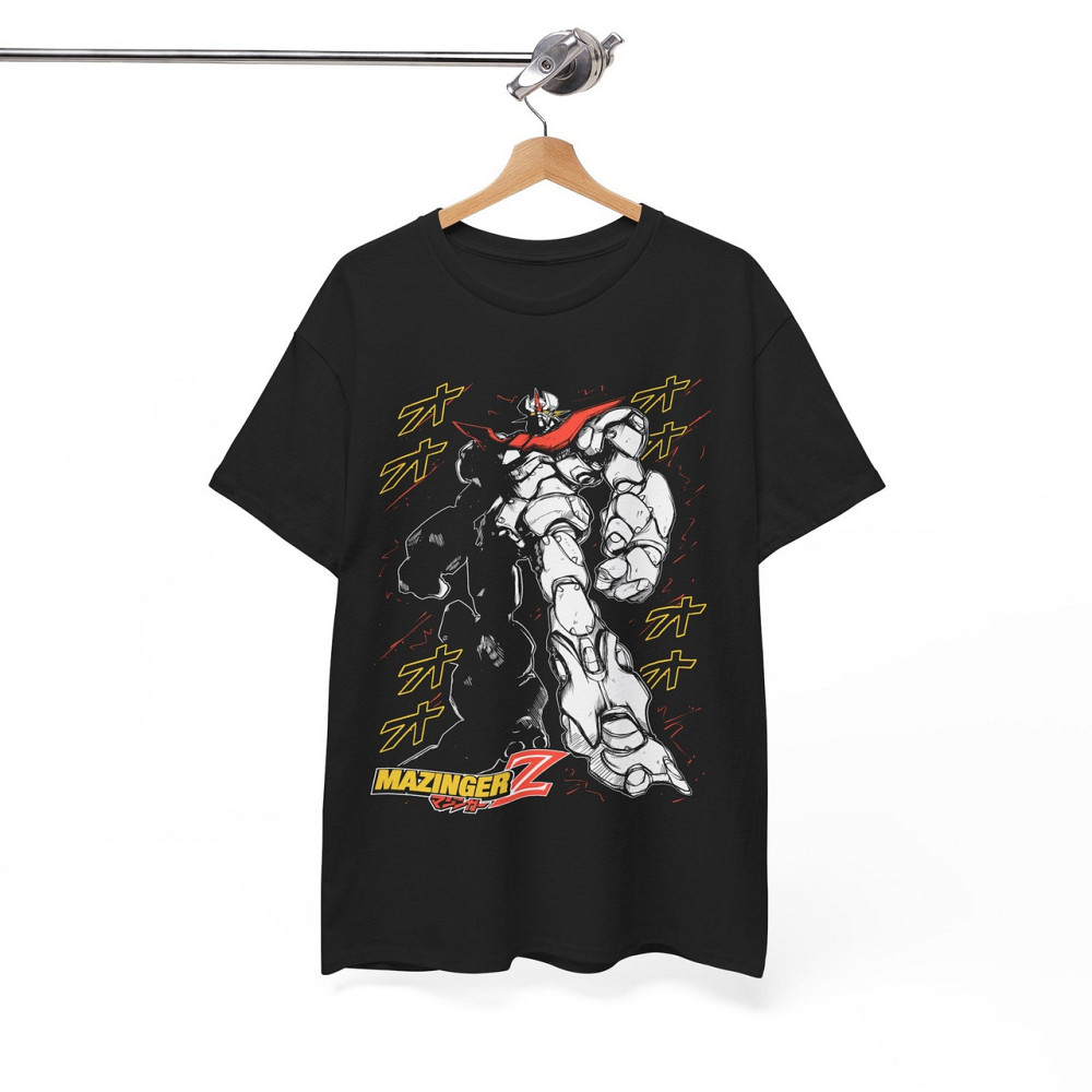 Футболка для мальчика аниме Мазингер З Емброидеред Аниме оверсайз (рост от 165 до 180 ) Черний AnimeJ0204m Днепр - изображение 6