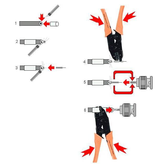 Кліщі YTH-301c для обтиску неізольованих наконечників та гільз Київ - фото 6