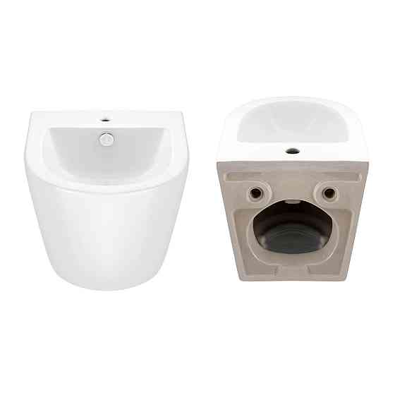 Комплект Qtap Robin 2 в 1: унитаз подвесной Ultra Quiet + биде подвесное Киев