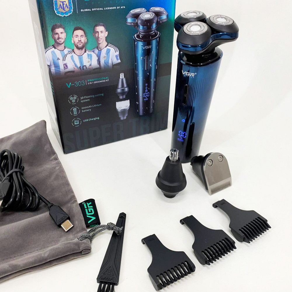 Бритва с аккумуляторным зарядным устройством, Электрическая бритва для качественного бритья AP-26 Львов - изображение 7