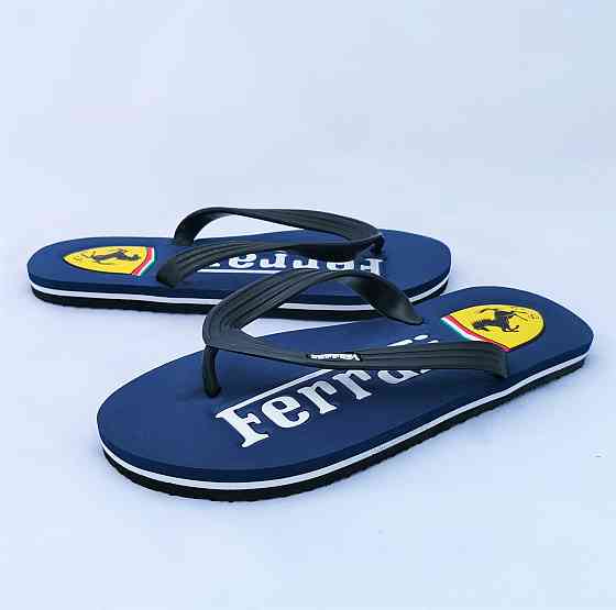 Чоловічі В'єтнамки Капці FERRARI Шльопанці Сині Шльопанці (розміри: 41,42,43,44) Дніпро