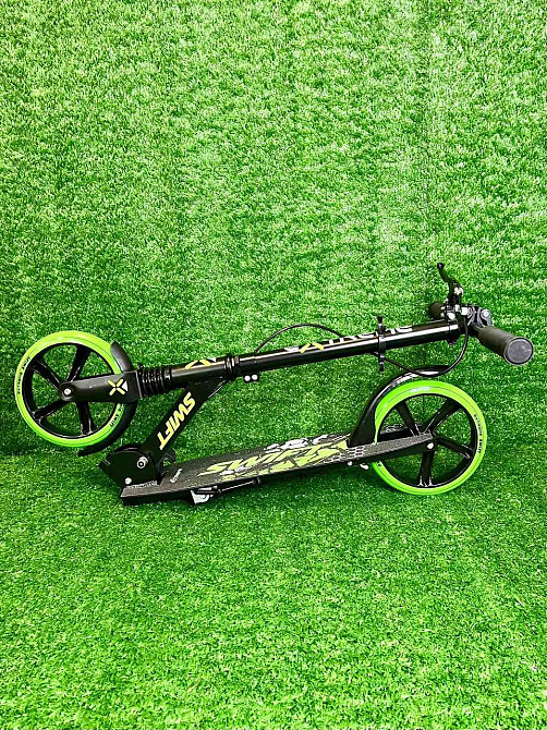 Самокат міський Scooter Extreme 2-х колісний Зелений (SK2438) Чернігів - фото 6