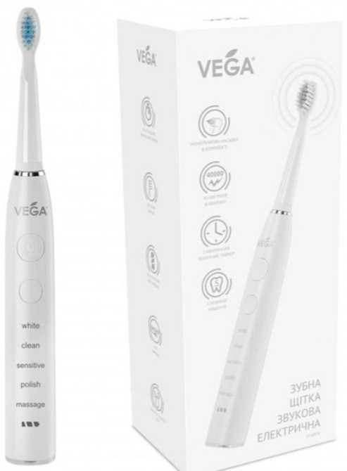 Електрична зубна щітка  Vega VT-600 W нова электронная зубная щётка. Харків - фото 3