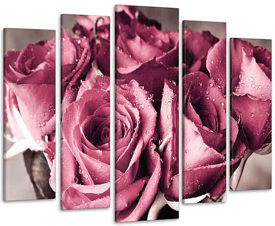Модульная картина Розовый Букет Art-113_5 110x160 см Киев