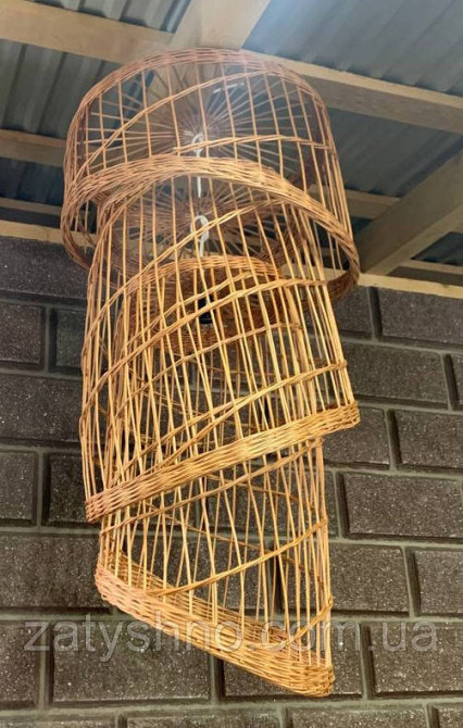 Люстра плетеная из лозы Киев - изображение 1
