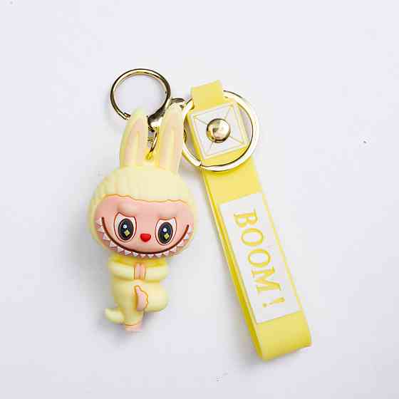 Брелок для ключів та сумки "Бежевий йога" жовтий Київ