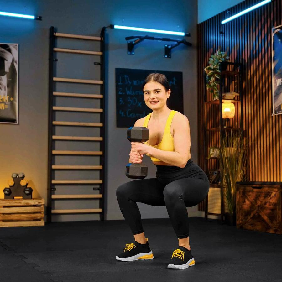 Гантеля шестигранная прорезиненная TX-050RD Trex Sport 5кг Киев - изображение 10