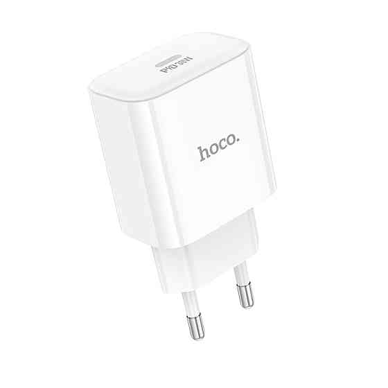Мережевий зарядний пристрій HOCO C76A Pro Majestic single port PD30W charger White (6942007616300 ) Київ