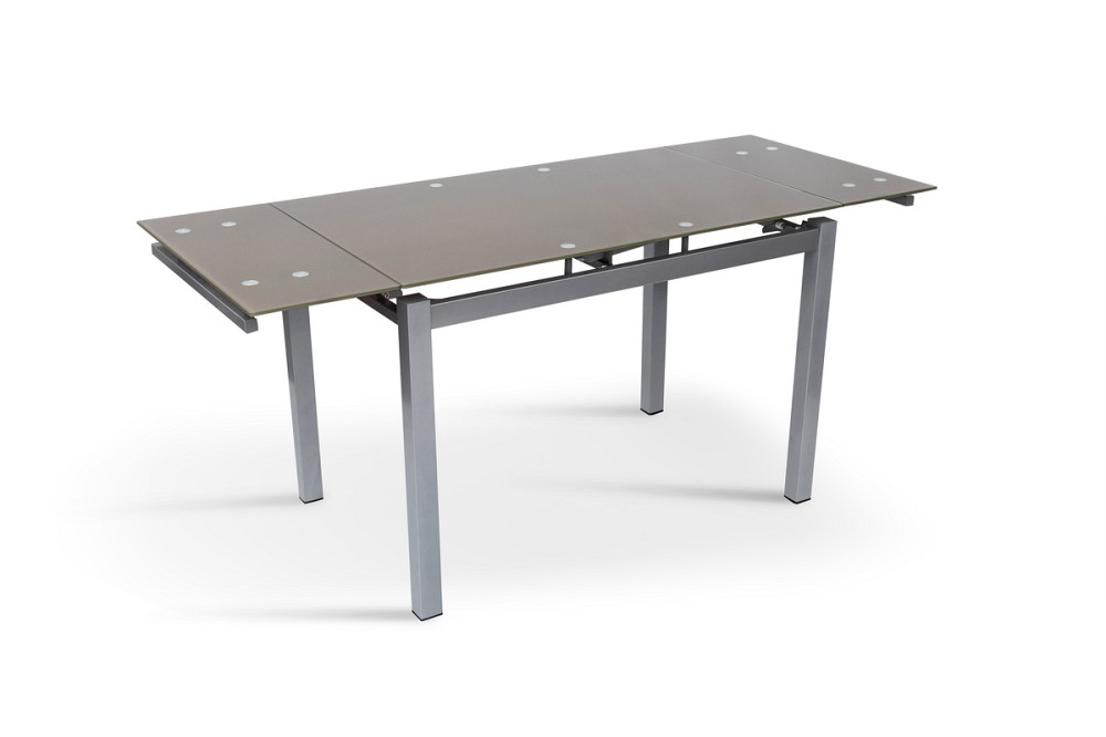 Стіл Венді XS-1025, 80/130*65, кавовий (скло) Киев - изображение 2