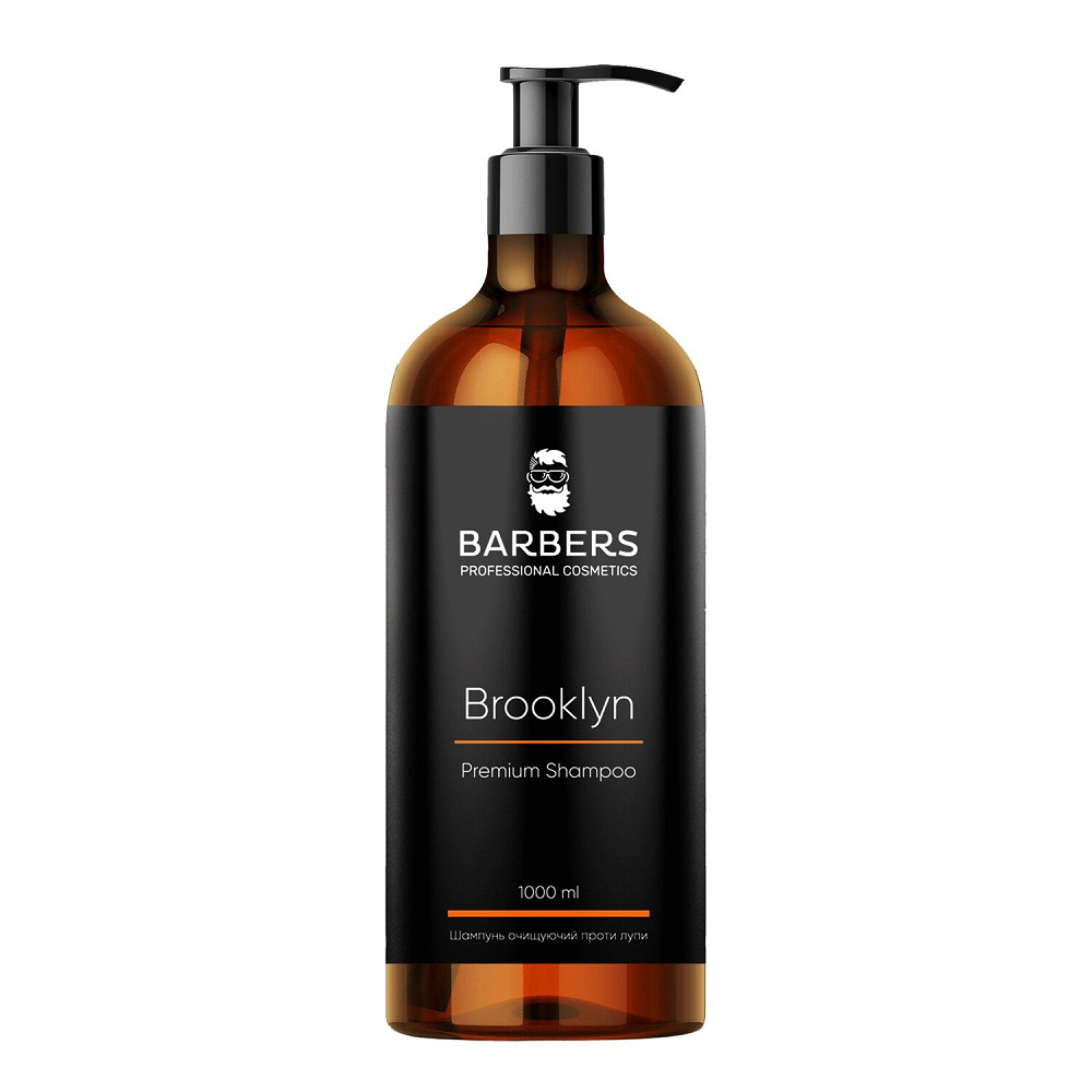 Шампунь для мужчин против перхоти Barbers Brooklyn 1000 мл Киев - изображение 6