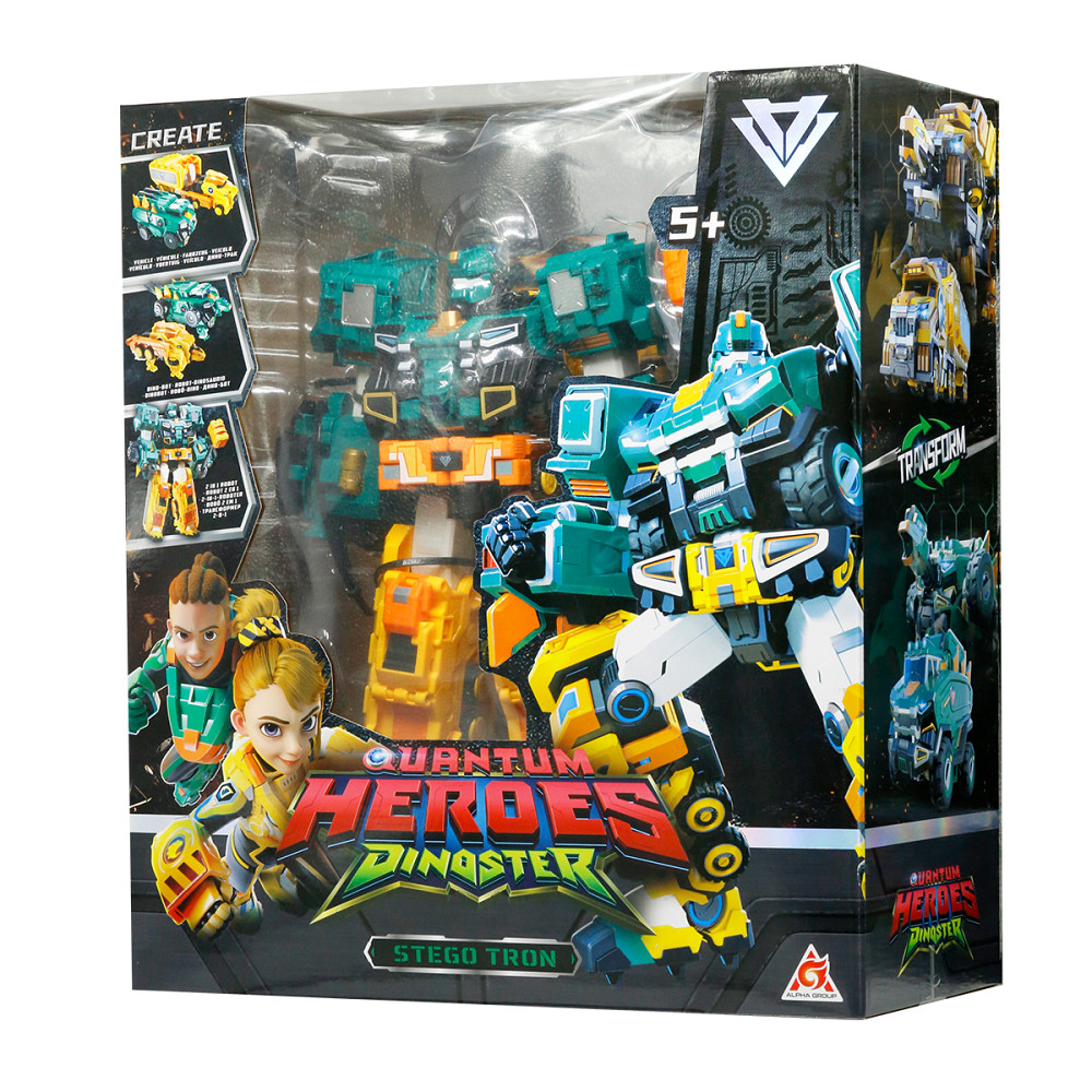 Ігровий набір з роботом-трансформером Dinoster - Стего Трон Дніпро - фото 9