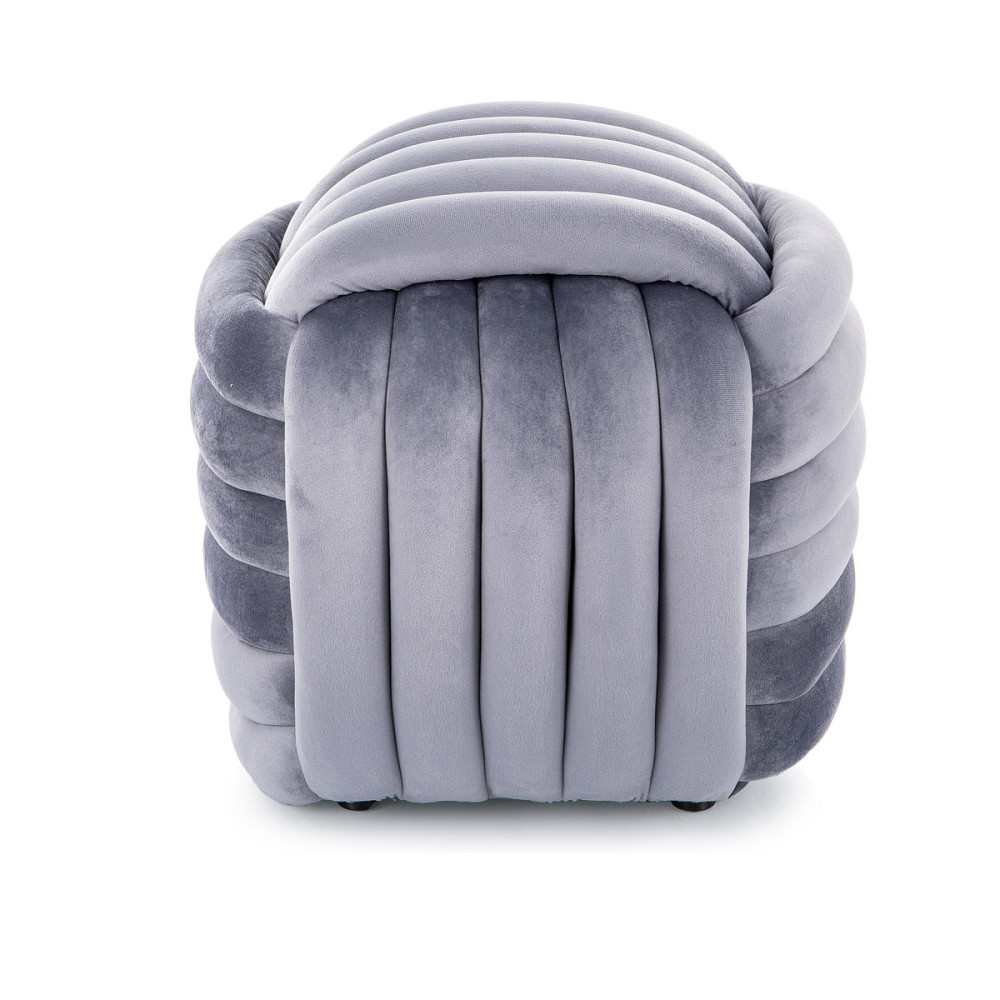 Пуф BRUNI VELVET сірий TAP.252 Днепр - изображение 2