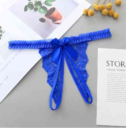 Трусы с дырочкой синие - размер универсальный, (на резинке, тянутся) Киев