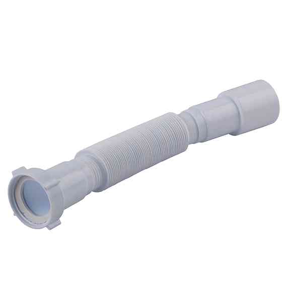 Гофротруба OPTIMUM з'єднувальна з накидною гайкою 1 1/2″*40/50 (310-650мм) OPTI 00024 Київ