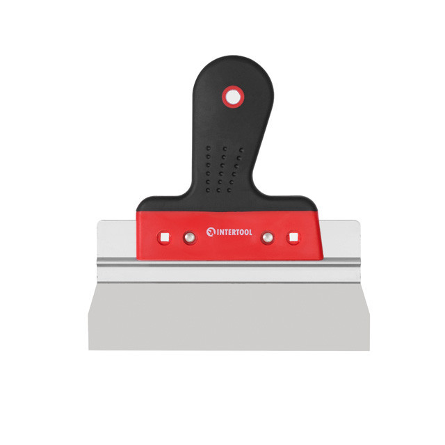 Шпатель з нержавіючої сталі, 200 мм, двокомпонентна ручка, професійний INTERTOOL KT-2680 Киев - изображение 1