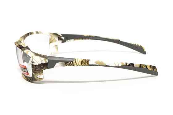 Окуляри захисні Global Vision Hercules-5 White Camo (clear), прозорі в камуфльованій оправі Запоріжжя