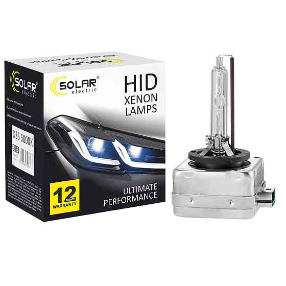 Ксенонова лампа Solar D3S 5000K, 42V, 35W PK32d-3, 2шт Львів