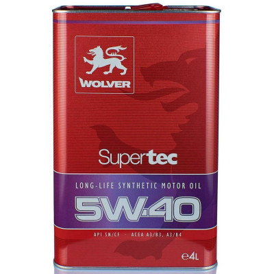 Моторное масло Wolver Supertec 5W-40 4л (4260360940019) Винница - изображение 1