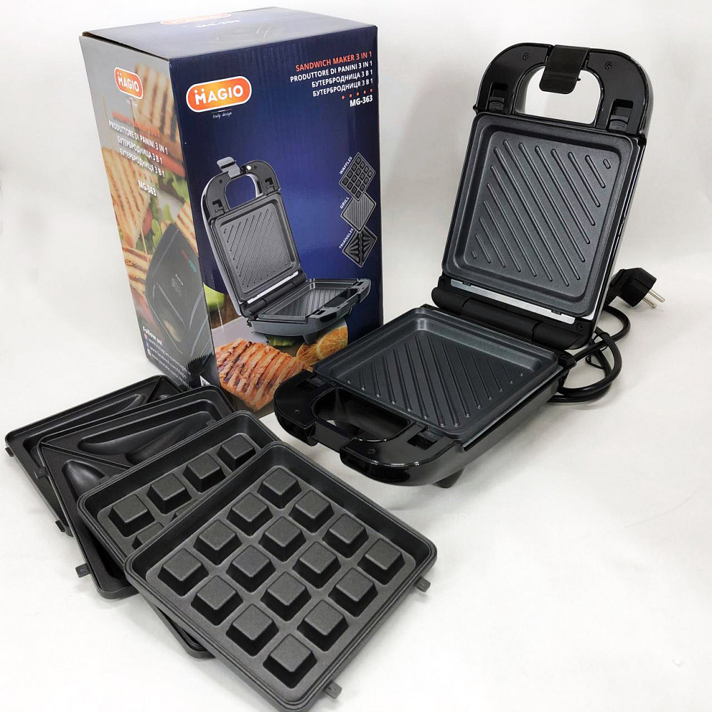 Решітка для смаження овочів, Електричний гриль для вафель, Бутербродниця професійна FP-90 Львів - фото 5