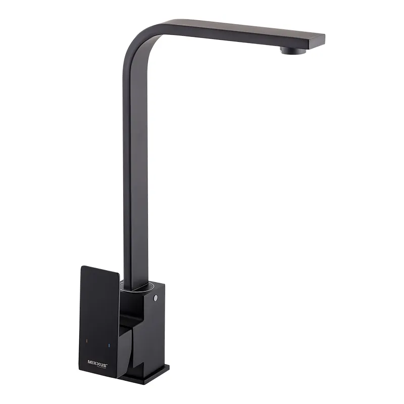Чорний кухонний змішувач Mixxus KUB 011 MI2813 Харків - фото 1