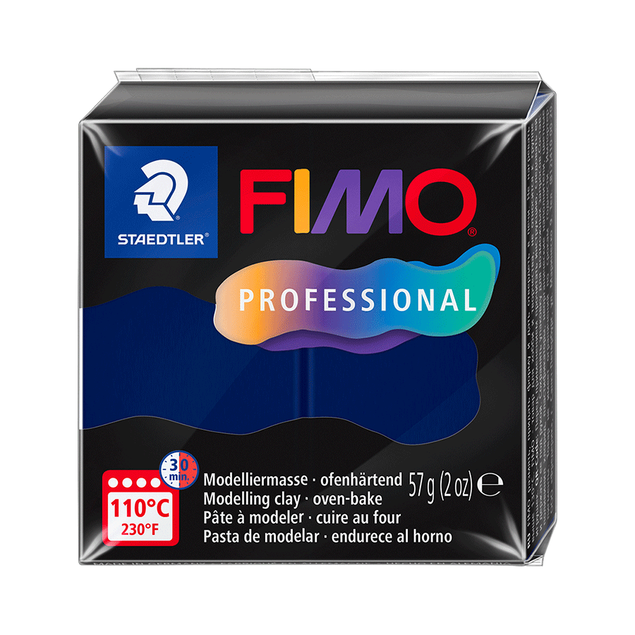 Пластика Professional темная синяяя 57г Fimo Киев - изображение 1