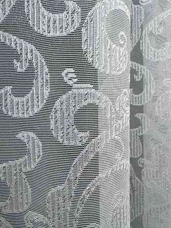 Тюль жакард "Преміум" колір білий 1358т Київ