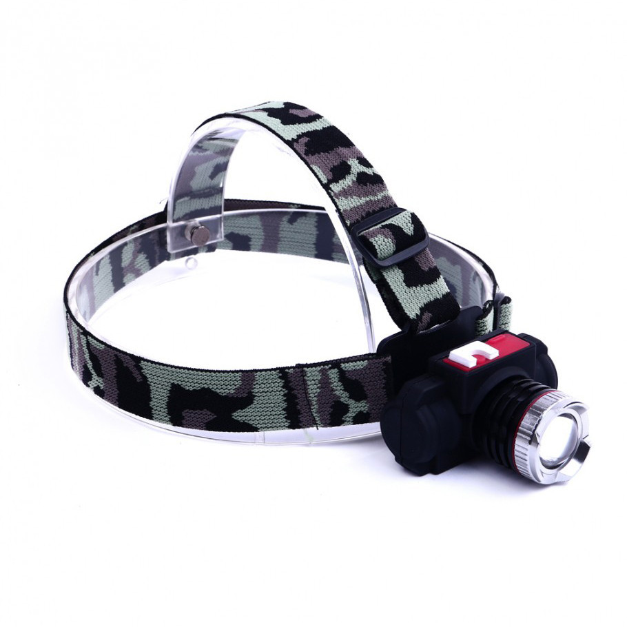 Тактичний налобний ліхтар WATTON WT-122 з акумулятором та USB кабелем дальністю 250м Кам'янець-Подільський - фото 4