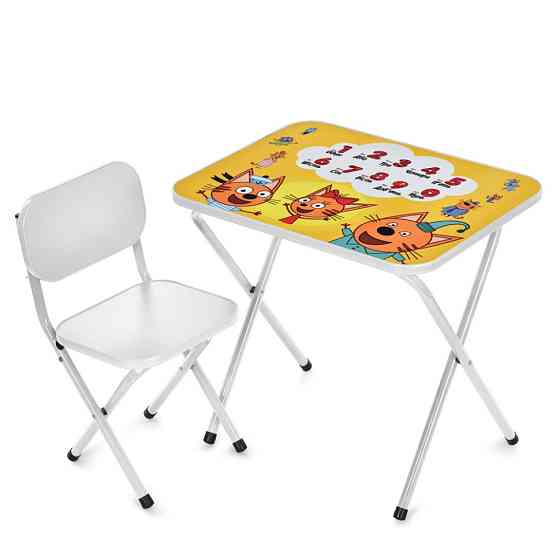Детский столик складной со стульчиком M 5965-1 металлик Винница