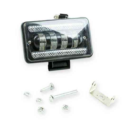 Фара LED прямокутна 150х115х60 (ДВШ) 40W дальня додаткова Мукачево