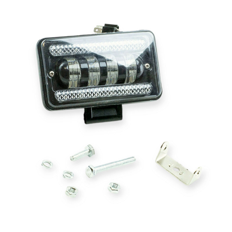 Фара LED прямокутна 150х115х60 (ДВШ) 40W дальня додаткова Мукачево - фото 1