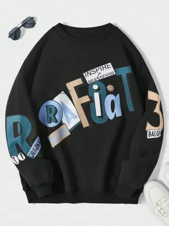 Світшот чорний жіночий з принтом 2711524597 розмір 42 Дніпро