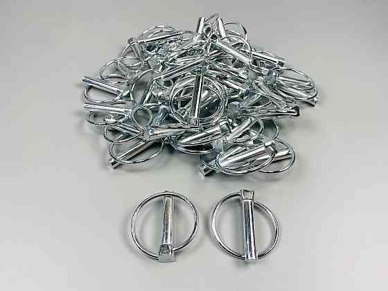 Палець із капелюшком стопорний 10 мм + блокувальний чек круглий Мукачево