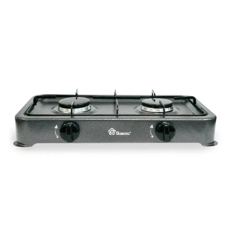 Настольная газовая плита Domotec MS-6603 с 3 конфорками, серый корпус, удобная модель для кухни и дачи Одесса - изображение 5