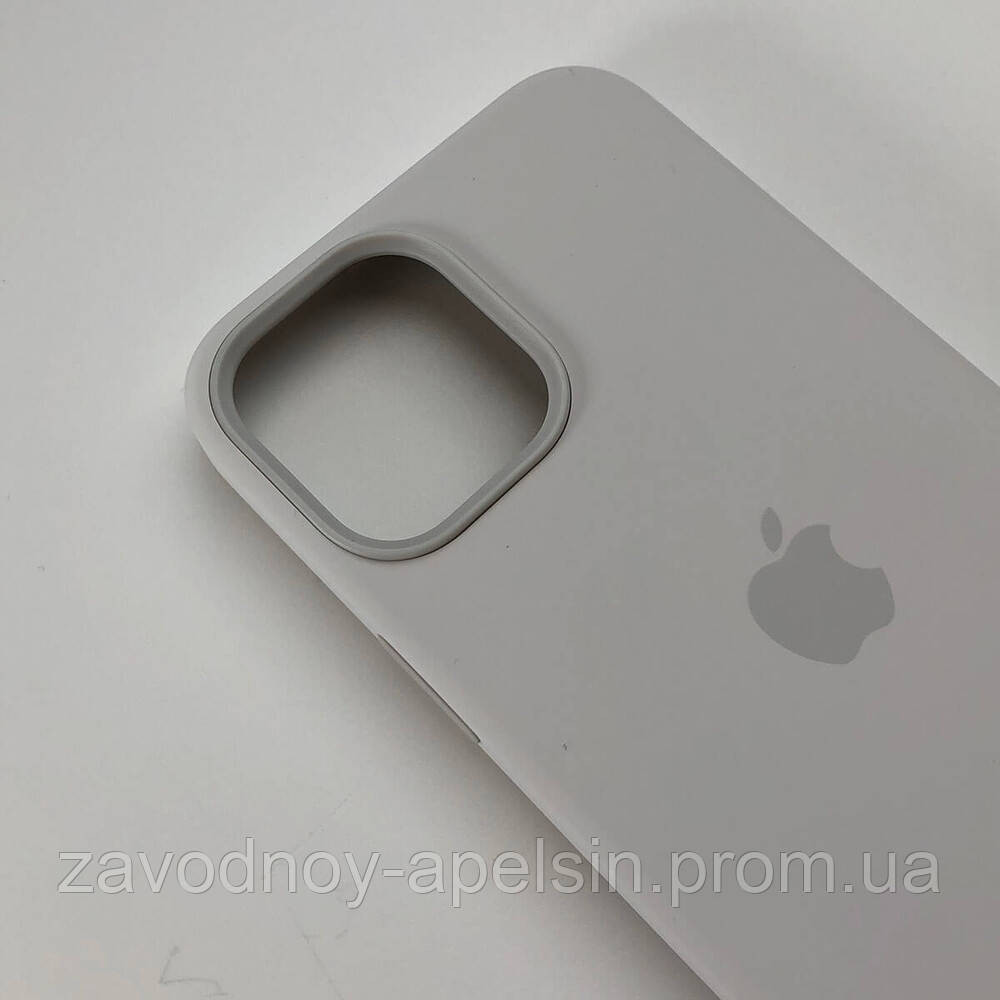 IPhone 12 Pro Max Чохол Silicone Case + MagSafe (white) Одеса - фото 3