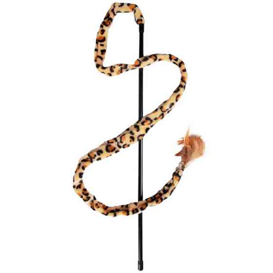 Flamingo Leopard Fishing Rod ФЛАМИНГО ЛЕОПАРД удочка дразнилка игрушка для котов Киев