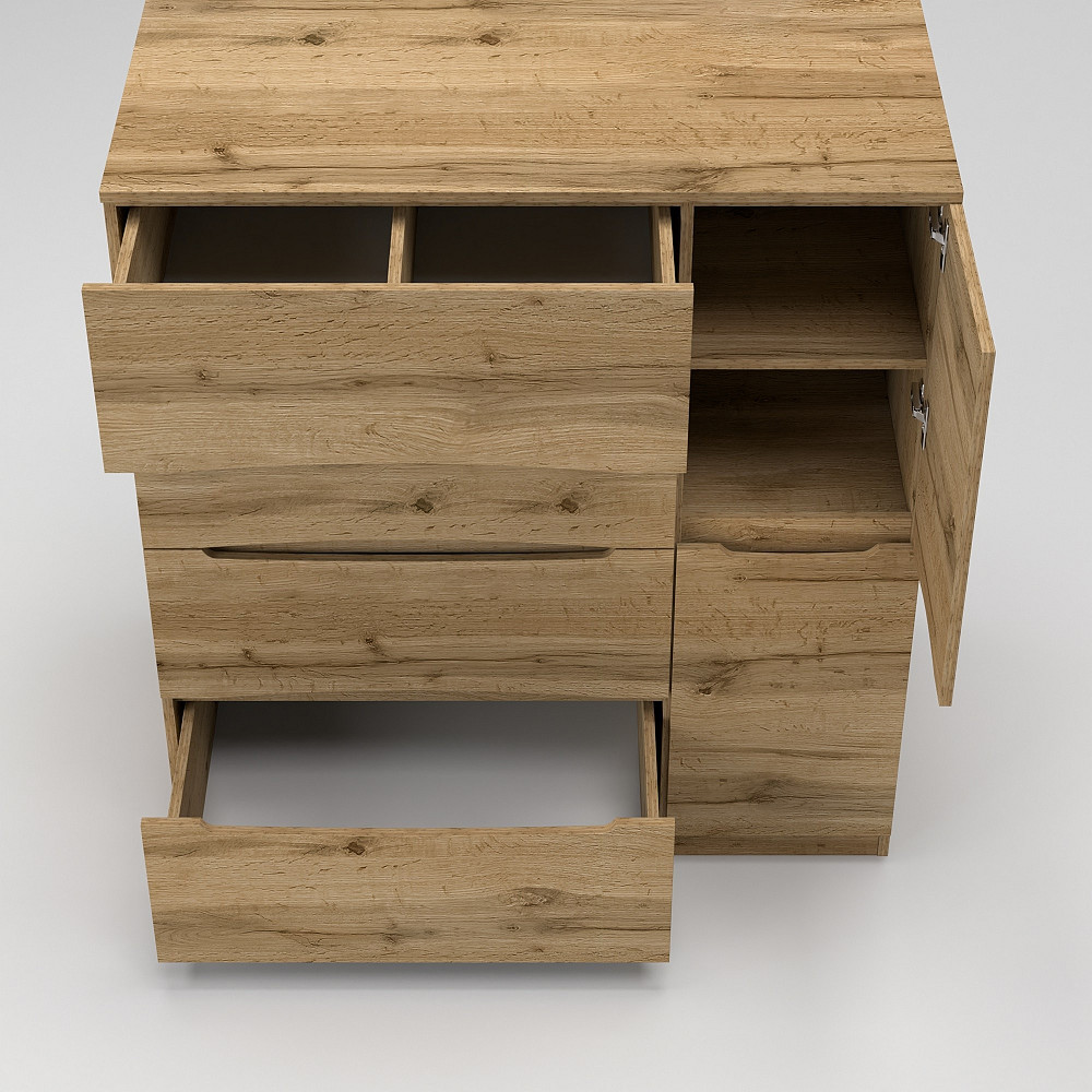 Комод Дельта №2, Дуб Аппалачі, 1090/610/1200 Львів - фото 3